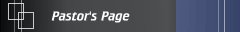 Pastor's Page